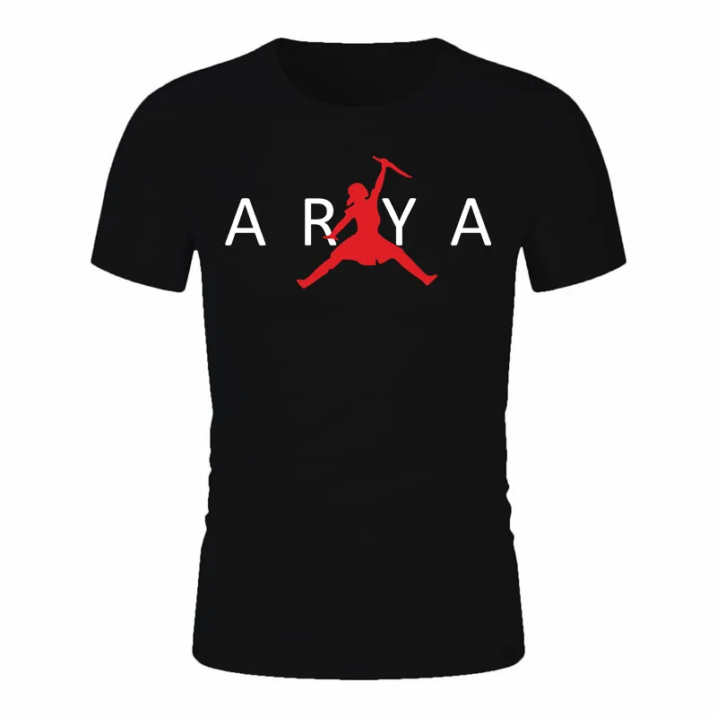 

GAME OF THRONES T-Shirt Arya Stark Not Today T Shirt Summer Man Cool Fashion Design Crewneck Tee Shirt GOT