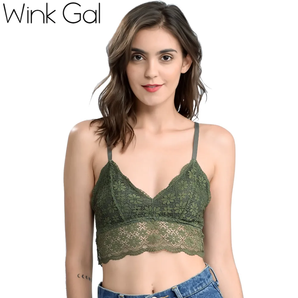 2018 Wink Gal новый модный Удобный женский бюстгальтер с кружевом рисунком цветов