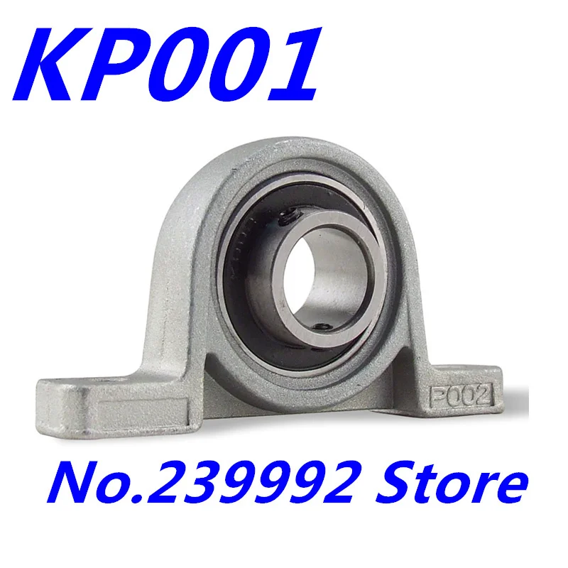 2pcs 12mm caliber Zinc Alloy mounted bearings KP001 UCP001 P001 insert
