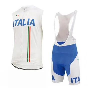 

New 2019 Summer pro men Cycling Clothing MTB bicycle maillot ciclismo Sleeveless Cycling Jersey Mtb Bike Bib Shorts Set K031510