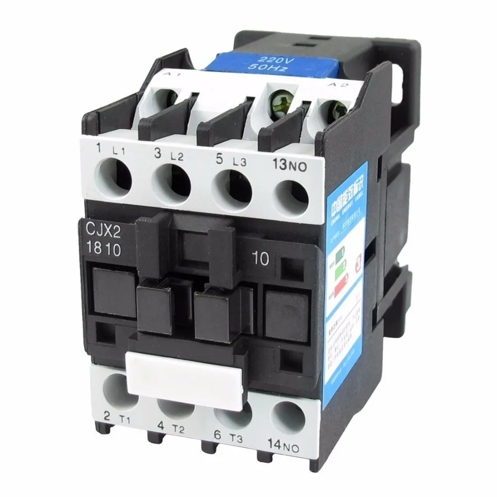 Ith AC 220V Contactor AC Coil 32A 3-Phase 1NO Motor Starter Relay CJX2 D1810 Ith AC 220V Contactor AC Coil 32A 3-Phase 1NO Motor Starter Relay CJX2 D1810