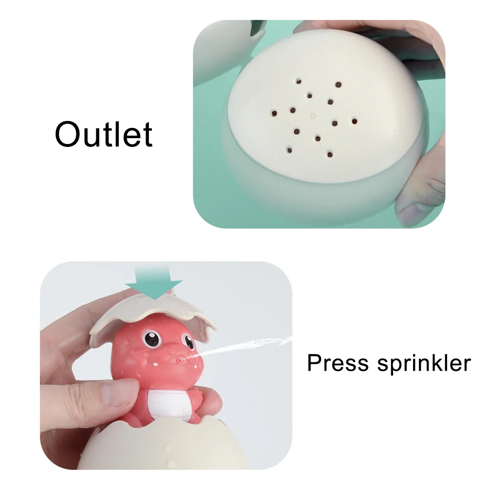 Bath Toys Water Spraying Shower Toys Creative Dinosaur Egg Popping out Model Toy for baby Bathroom Bathtub Toys for Children