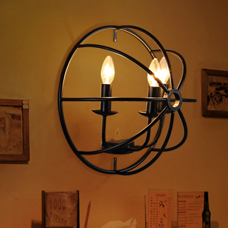 American country vintage industrial Wall lamps lights bathroom bedroom light led wall lights for home industrial decor lamp