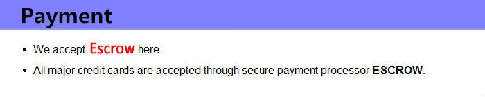 Payment