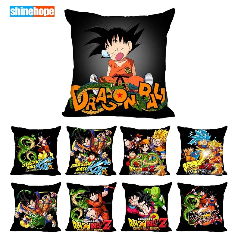 

Custom Dragon Ball Z Square Pillowcase Custom Zippered Pillow Cover Case 40x40,45x45cm(One Side)