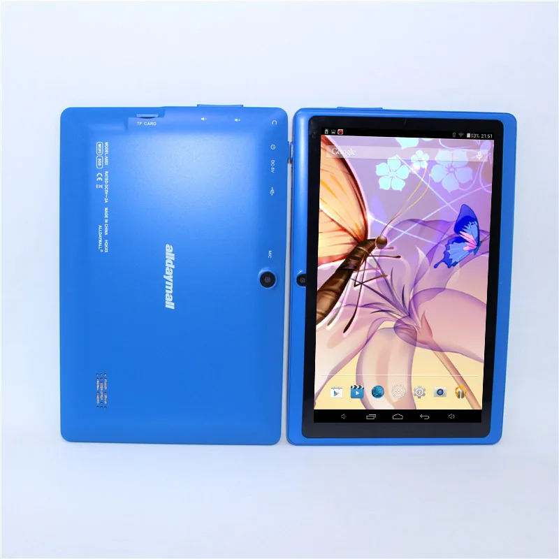 Sale!A88X Blue /M701 7 Inch Android 4.4 Allwinner A33 Quad Core 512MB/8GB 1024*600 Dual Camera Bluetooth WIFI tablet pc | Компьютеры и