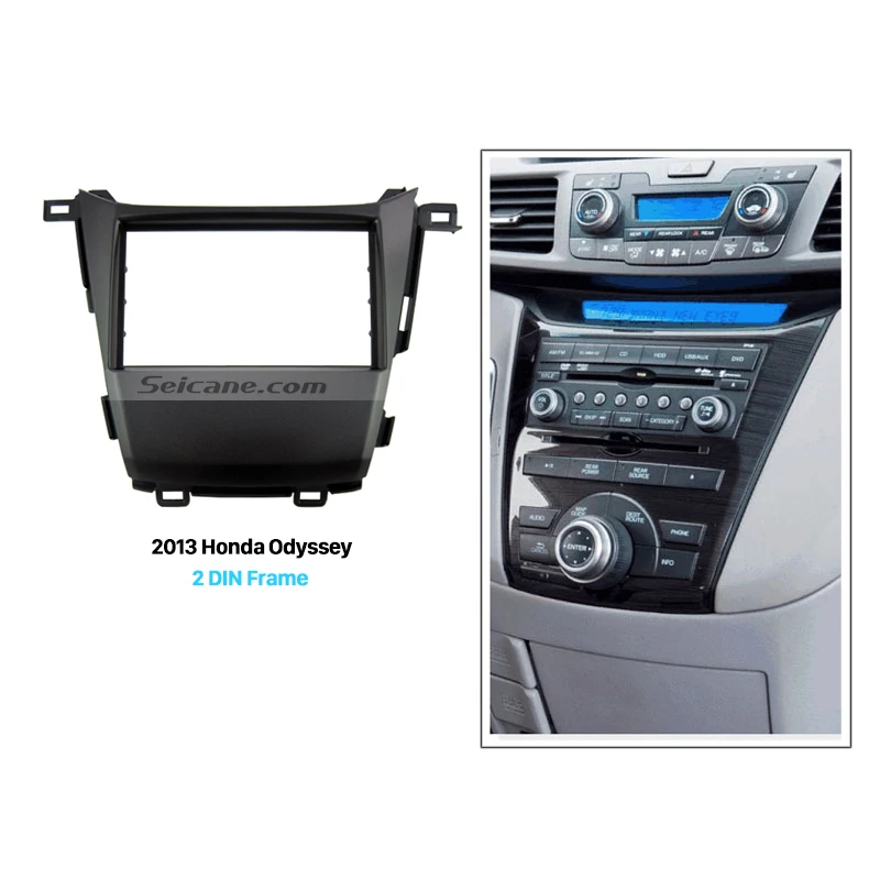

Seicane Car 2Din Auto Radio Fascia Cover Frame for Honda Odyssey 2013 Audio Dash Mount Stereo Adapter DVD Player NO GAP
