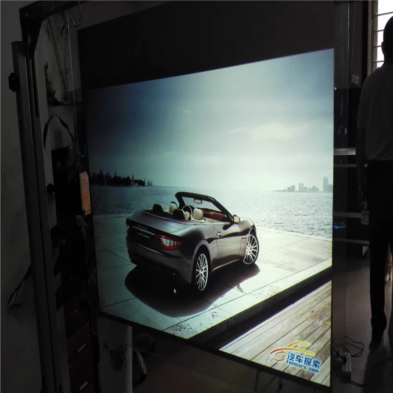 1.52x9m Natual Black Rear Projection Film /Frant & Rear Dual Projection