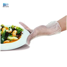 [Био безопасный] 100 шт. одноразовые перчатки ПВХ ультратонкий сад дома ресторанная барбекю-Пластик Еда Кухня бытовой из ПВХ сверхтонкая перчатка