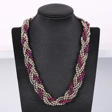 Noble Crystal Pearl Necklace Nattural Pearls Necklacef Women Fashion Crystal Chains Popular Pearl Jewelry For Necklace Noble Crystal Pearl Necklace Nattural Pearls Necklacef Women Fashion Crystal Chains Popular Pearl Jewelry For Necklace