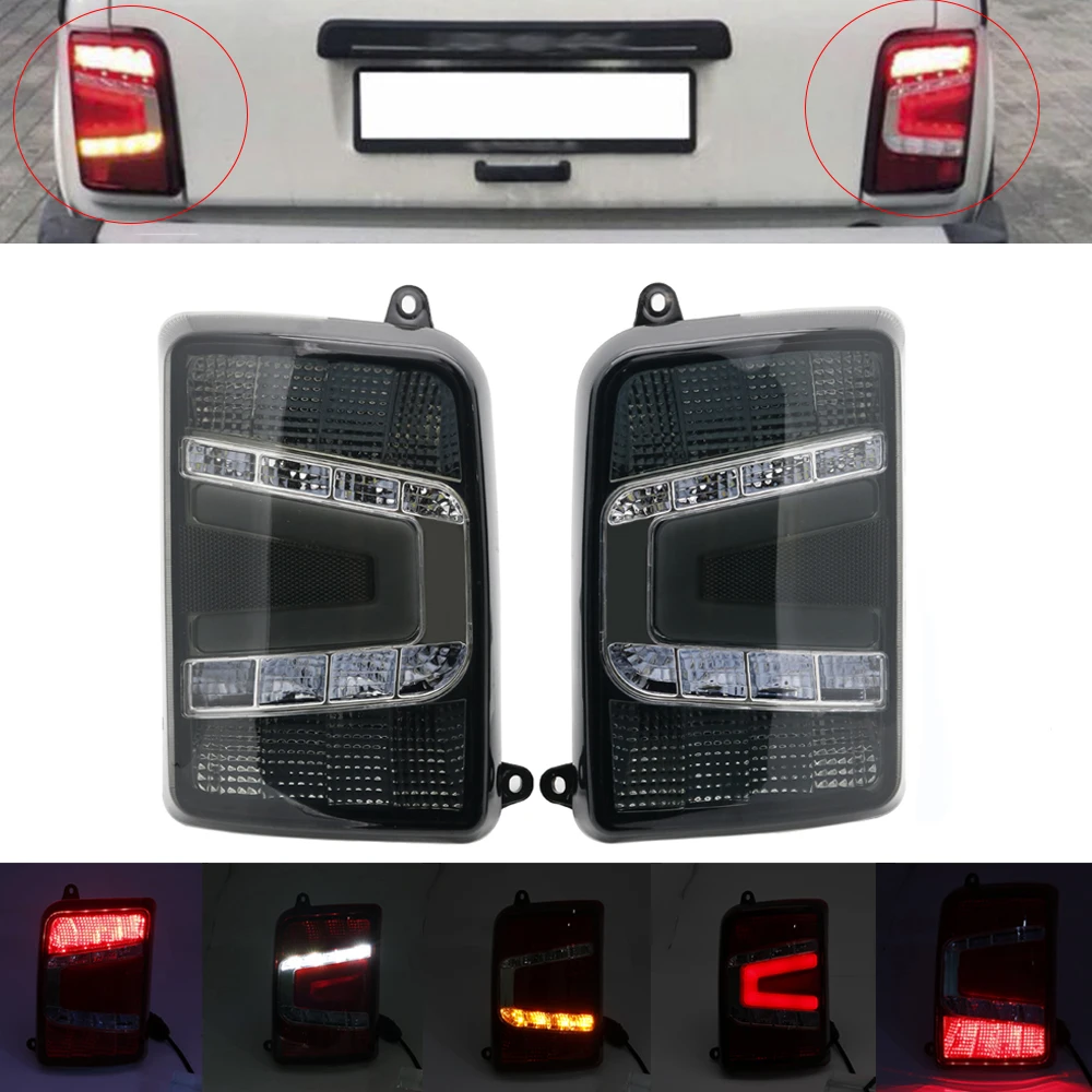 

For Lada Niva 4X4 1995- LED tail lights with running turn signal PMMA / ABS plastic function accessories car styling tuning