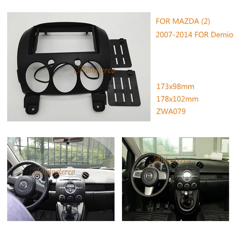 

Car radio installation surround facia trim CD dash kit for MAZDA (2),Demio 2007-2014 2-DIN 11-079
