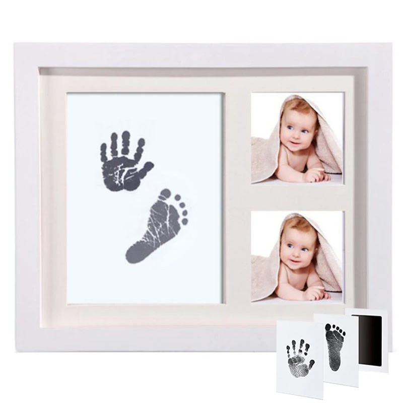 inkless baby hand and footprint kit with frame