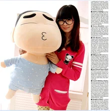 big plush kissing Crayon Shinchan toy huge pajamas Crayon Shinchan doll gift about 100cm 558
