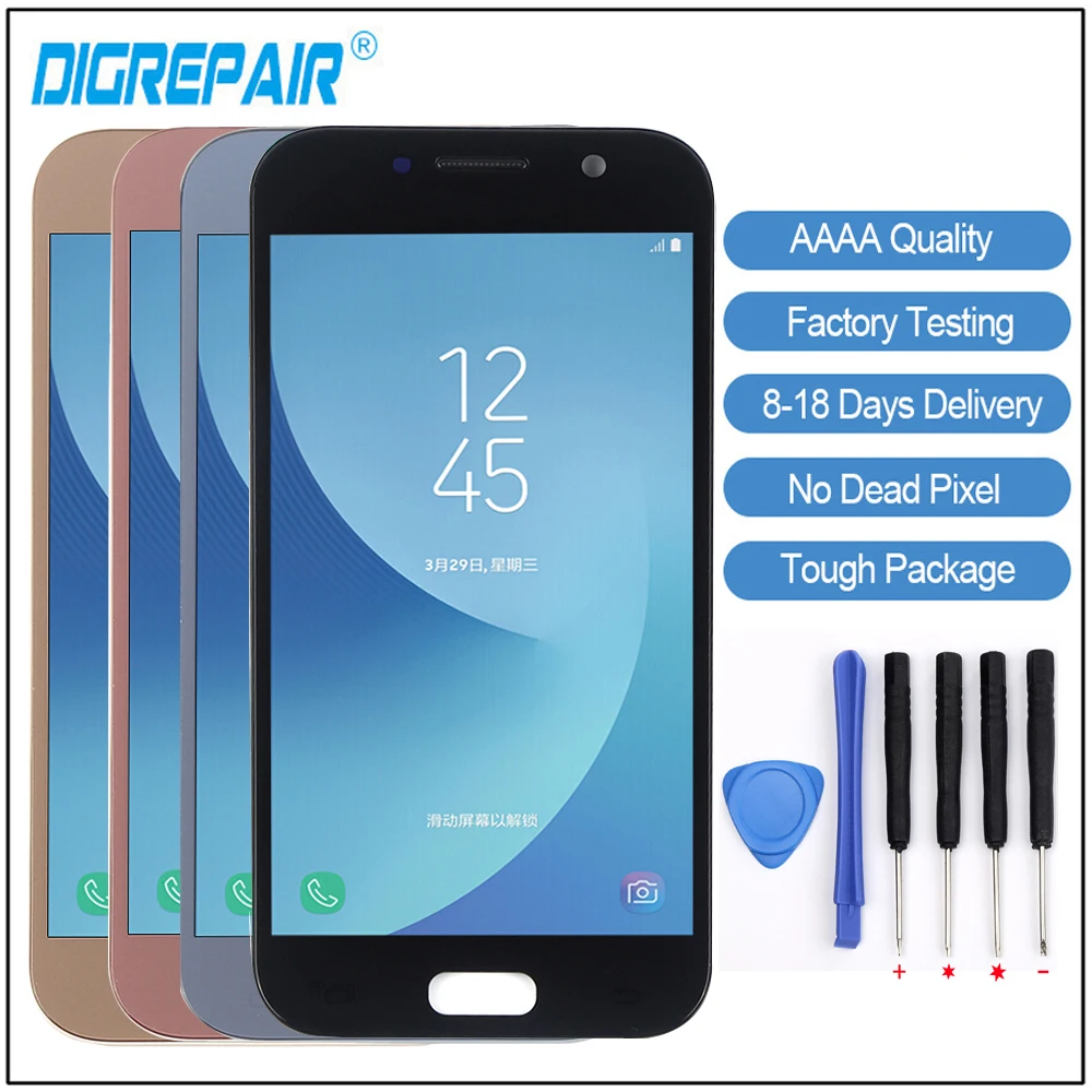 

A520f LCD For Samsung A5 2017 Display A520 SM-A520F LCD Display Digitizer Touch Screen for Samsung a5 2017 LCD A520 Display
