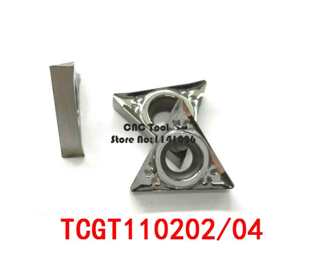 

10PCS aluminum carbide insert TCGT110202 / TCGT110204 , CNC lathe tool, suitable for aluminum processing, insert STWCR/STGCR