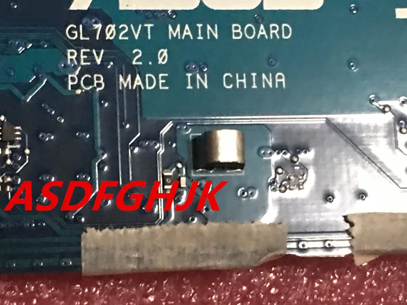 اللوحة الرئيسية ل Asus ROG Strix GL702VT-GC023T GL702VT اللوحة المحمول مع i7-6700HQ CPU GTX970M 100% TESED موافق