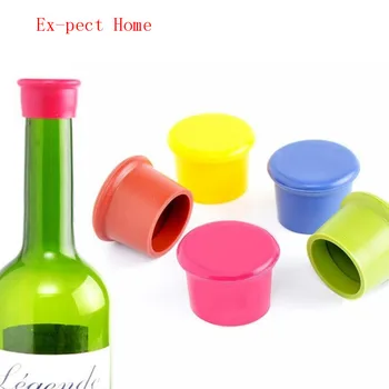 

1000 pcs Reusable Silicone Wine Beer Bottle Cap Stopper Home Kitchen Bar Tools Drink Saver