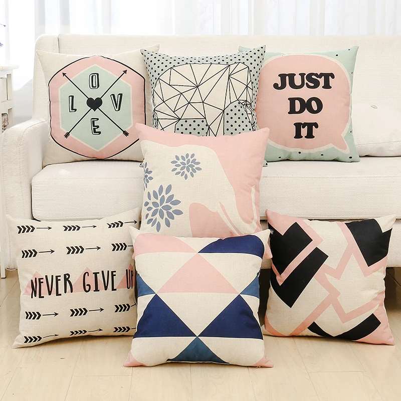 Geometric Cushion Cover Pillow Case
