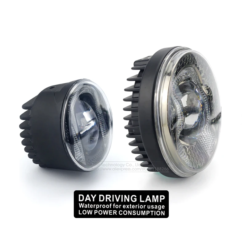2x2 5 3 дюймов с CREE LED чипов Противотуманные фары Дневные Фары Светильник лампы DRL
