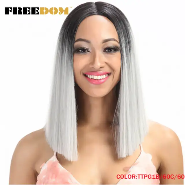 Buy FREEDOM Straight Synthetic Hair Lace Front And T