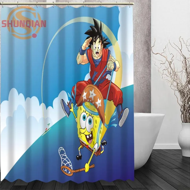 Buy Dragon Ball Shower Curtain Eco friendly Modern