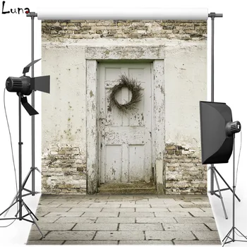 

MEHOFOTO New Fabric Polyester Photography Background For Wedding Retro Door Vinyl Background For Children Photo Studio 2200