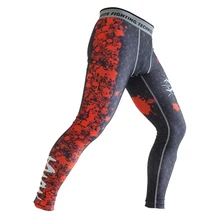 Мужские компрессионные штаны, Муай Тай шорты, спортивные Леггинсы, спортивные штаны для фитнеса, ММА Рашгард