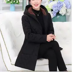 Зимняя куртка женская куртка зима 2018 модная одежда Женская длинная куртка женская куртка 6XL одежда верхняя средняя длина парки