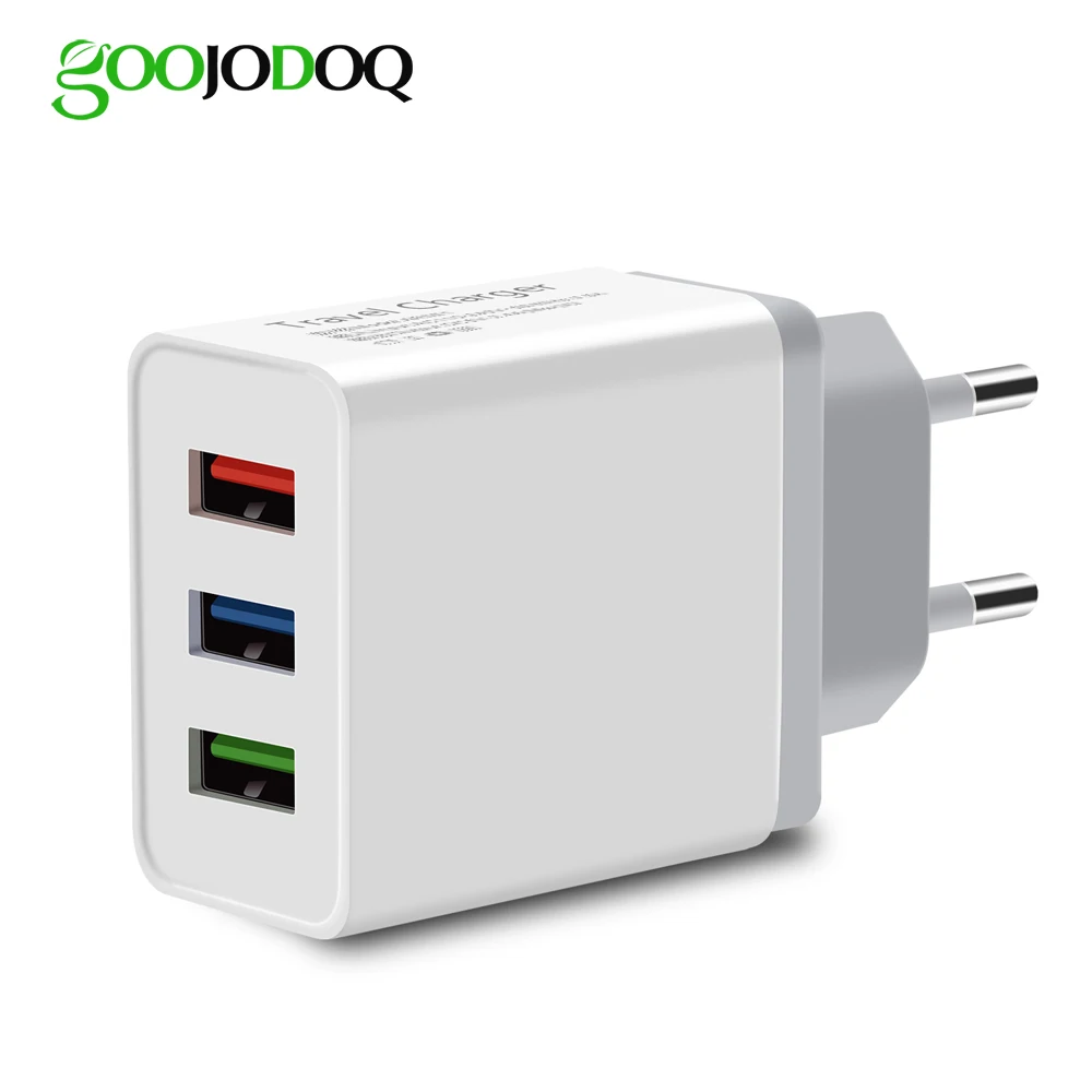 

USB Charger Adapter for iPhone 5 5s 5c X 8 7 6 6s Plus iPad EU Plug Wall Power Mobile Phone Charger for Samsung S8 Xiaomi