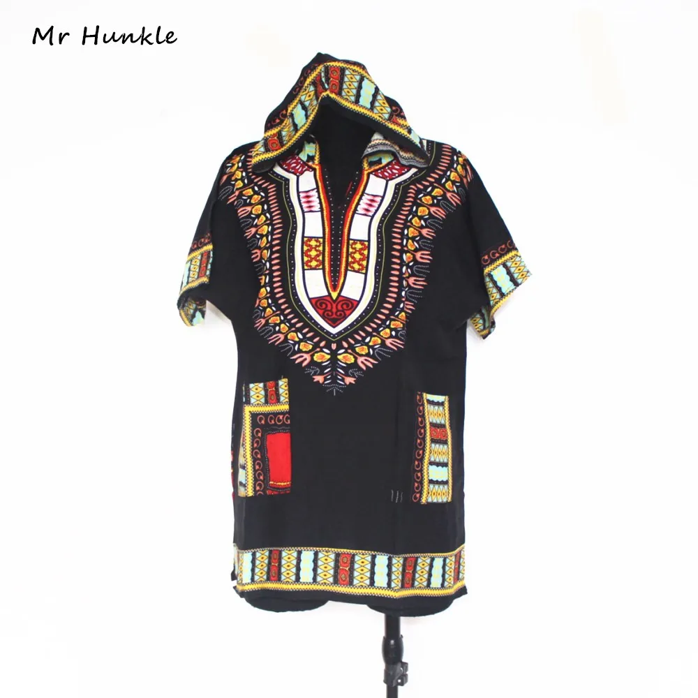 Mr Hunkle 2017 New Design Dashiki Hoodies For Teenagers African Print