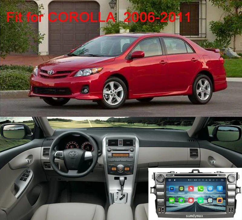 Top 1024*600 HD Octa Core Android 8.0 Car DVD Player for Toyota Corolla 2006-2011 2 Din 1024*600 Car Radio GPS Video 23 Top 1024*600 HD Octa Core Android 8.0 Car DVD Player for Toyota Corolla 2006-2011 2 Din 1024*600 Car Radio GPS Video 23