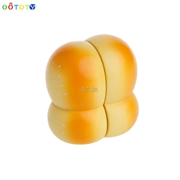 

Kids Pretend Role Play Kitchen Fruit Food Wooden Toy Cutting Set Child Gifts-TwFi