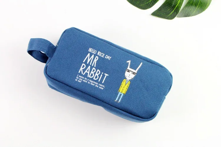 1 шт. кавайный чехол для карандаша животных квадратный PencilCase подарок Estuches школы пенал для карандашей школьные принадлежности канцелярские