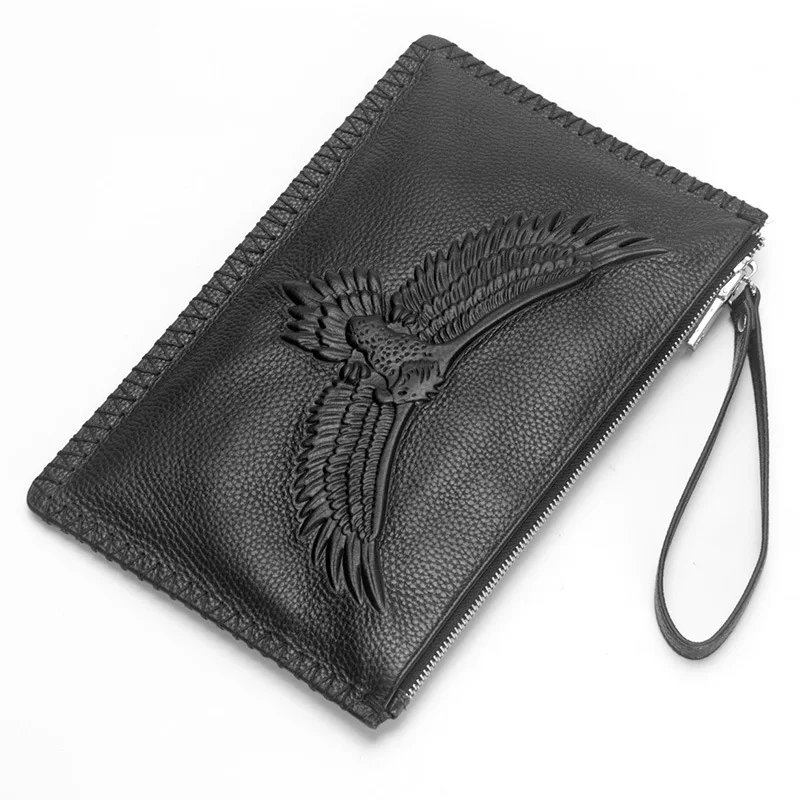 0 : Buy DIKEDAKU Baellerry Mens Wallets Fashion Real Leather Large Capacity Hand ...