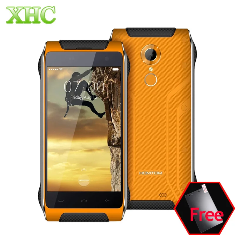 HOMTOM HT20 Waterproof Phone Fingerprint 4G Smartphone 16GB 4 7 Android 6 0 MT6737 Quad Core