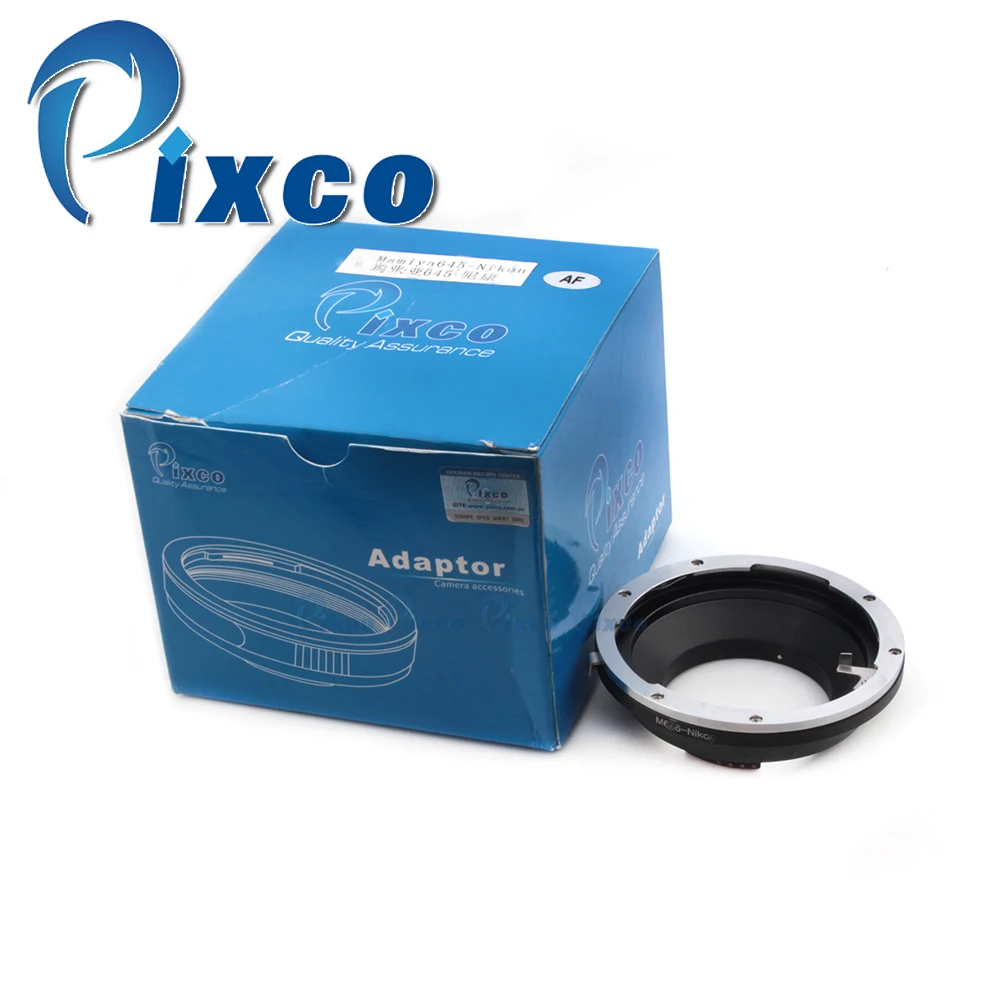 

PIXCO AF Confirm Adapter Ring Suit For Mamiya 645 Lens to Nikon F Mount D90 D80 D60 D700 D3