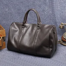 ETONWEAG New 2017 men brands cow leather brown luxury laptop bags casual business style shoulder bags zipper vintage handbags