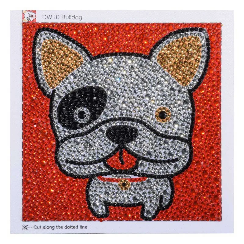 

Children Concise Dog Pattern DIY Practical Diamond Painting Full Square Home Decor Diamond Painting