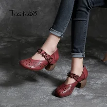 Женская обувь из натуральной кожи; простая повседневная обувь с аппликацией на высоком каблуке; цвет красный, черный; Повседневная обувь; нескользящая обувь; S19067