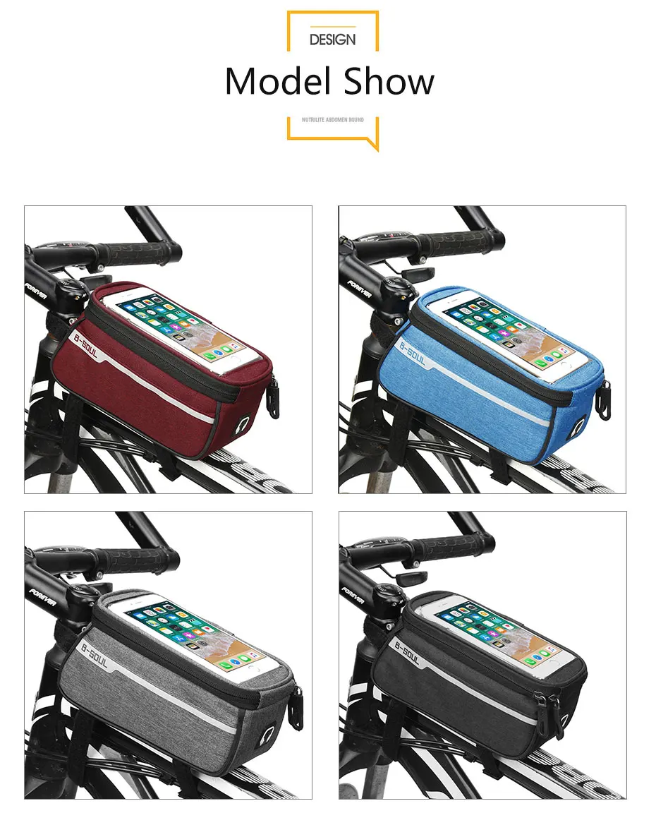 Flash Deal Waterproof Touch Screen Bike Phone Bag 6 Inch Giant Capacity Top Front Tube Frame MTB Bicycle Bike Bags A Case For Phone 5 Flash Deal Waterproof Touch Screen Bike Phone Bag 6 Inch Giant Capacity Top Front Tube Frame MTB Bicycle Bike Bags A Case For Phone 5