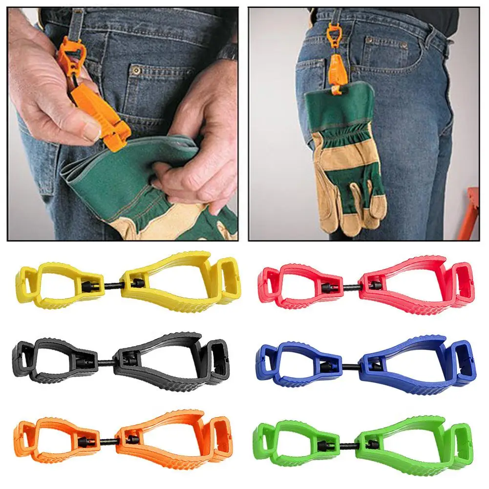 

Glove Clip Holder Hanger Plastic Guard Work Safety Grabber Clamp 1 Piece Glove On Pants Keeper Stylish Glove Grabber Clips