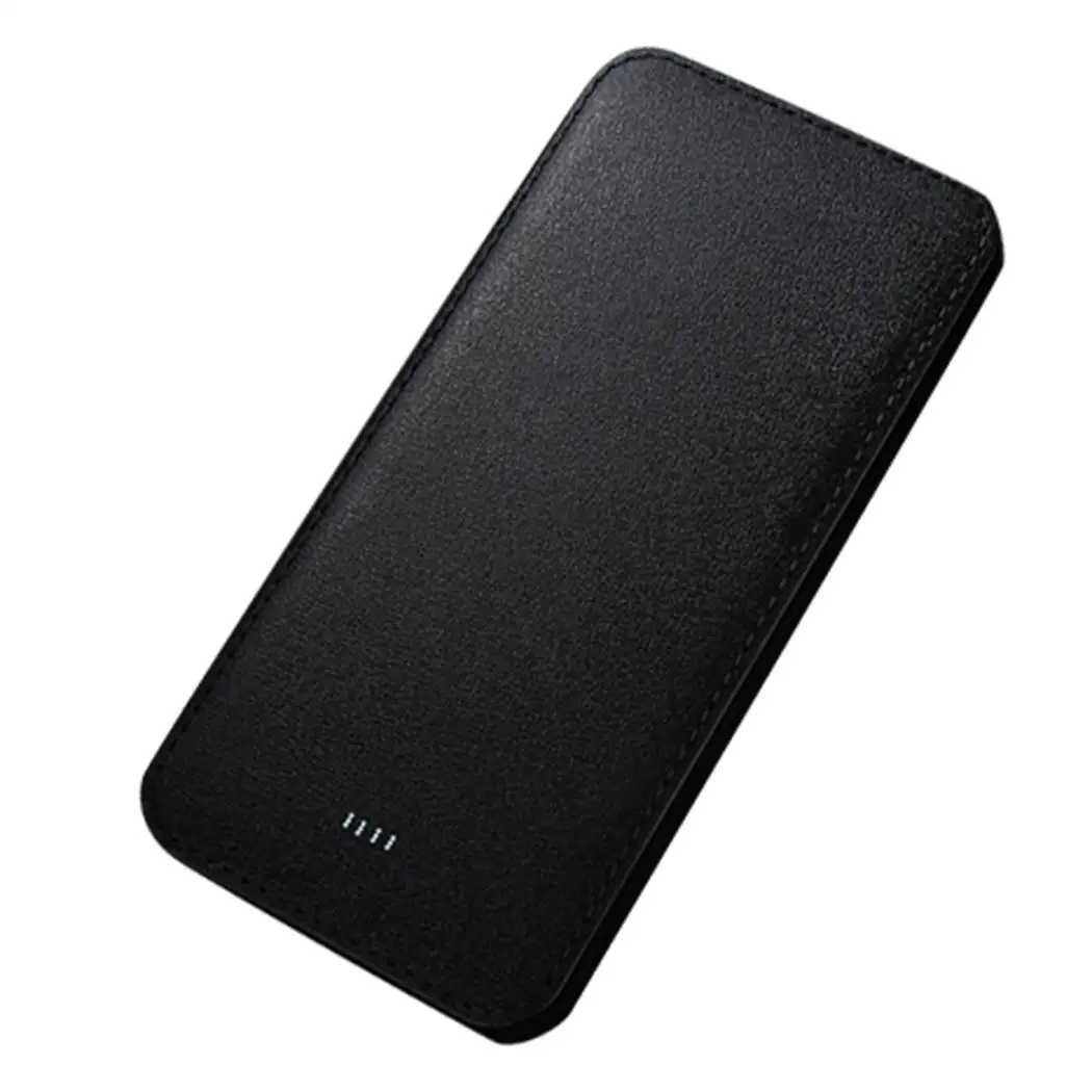 10000 мАч power Bank Тонкий с двумя портами USB Мобильный Внешний аккумулятор портативное