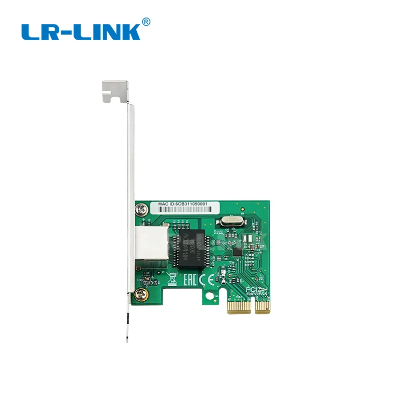 LREC9232MT-PCI Express x1 101001000Mbps Copper RJ45 Network Card RTL8111H Based (1 X RJ45)1