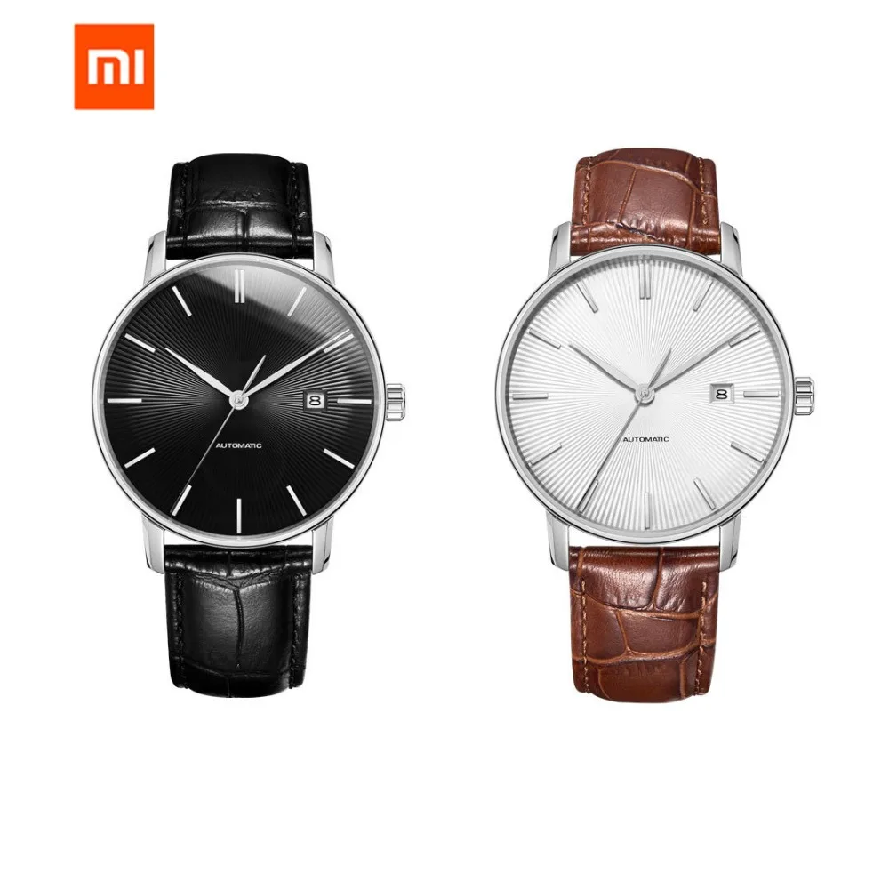

New Original Xiaomi Mijia TwentySeventeen Light Mechanical Watch With Sapphire Surface And Leather Strap Best Gifts