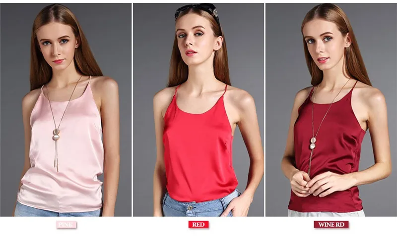 Silk Halter Top Women Camisole 2017 Summer Style Sexy Sleeveless Vest Slim White Crop Top Women Camis Roupas Femininas 3XL0