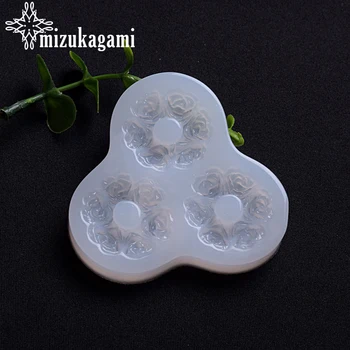

1Pcs UV Resin Jewelry Liquid Silicone Mold Mini Flowers Resin Charms Pendant Molds For DIY Intersperse Decorate Making Jewelry