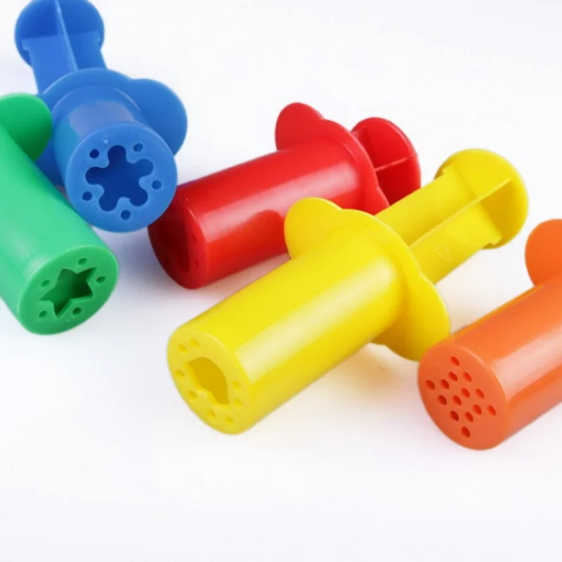 

5pcs/Set Plasticine Mold Tools Set Kit Polymer Clay DIY Love Heart & Stars & Noodles Plasticine Tools Educational Toy For Kids