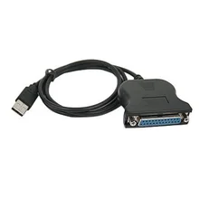 Акция! Новый Великобритании USB 2.0 мужчин DB25 ieee-1284 параллельно Порты и разъёмы Кабель принтера адаптер