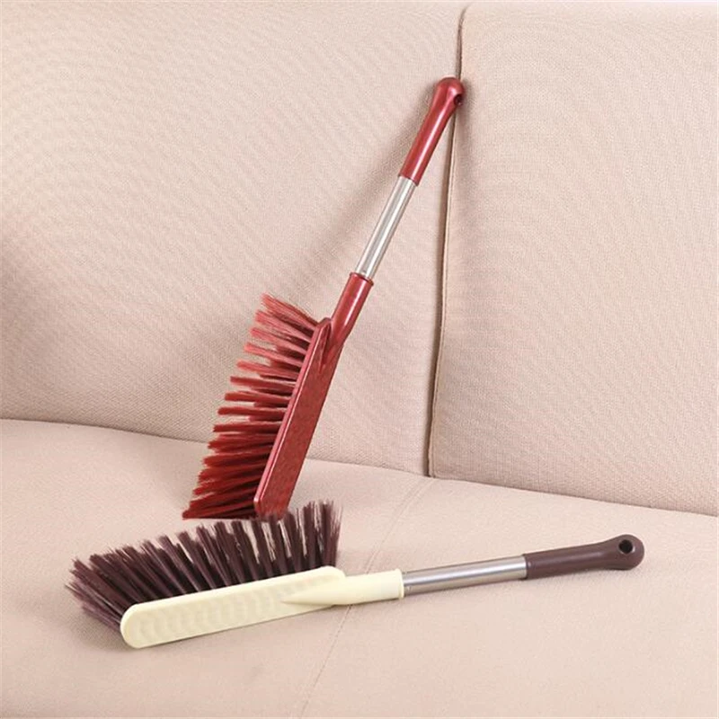 New Cleaning Brush Household Plastic Brush Dust removing Bed Brush Bed Broom Long Handle Anti
